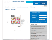 Tablet Screenshot of cmsa.org
